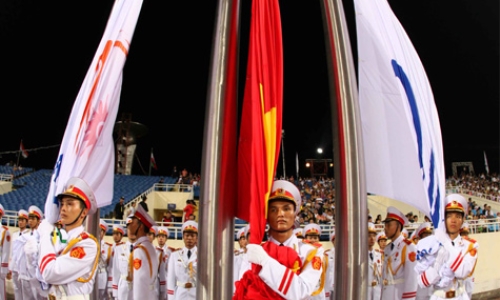 "Ngắm trước" đêm hào hùng khai mạc Asian Indoor Games